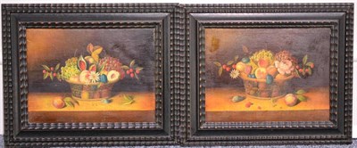 Lot 986 - Manner of Jacob van Hulsdonck (1582 -1647) Flemish   Still life of fruit and flowers in a...