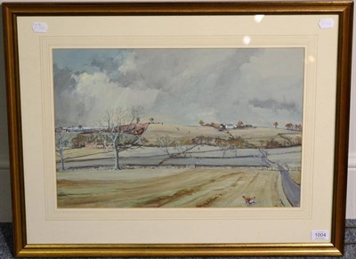 Lot 1004 - Robin Furness (b.1933)  ";Zetland, New House";  - Away from Foxberry Covert  Signed and dated...