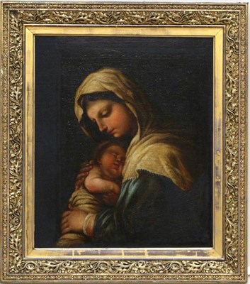 Lot 1011 - Manner of Carlo Dolci (1616-1686) Italian Madonna and Child Oil on canvas, 66cm by 56cm