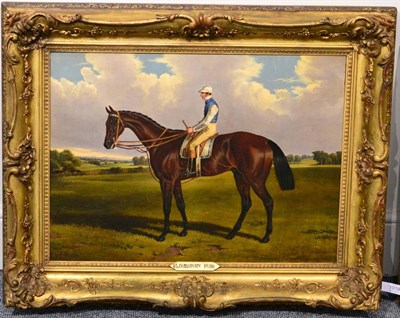 Lot 1019 - Attributed to Alfred de Prades (fl.1844-1883)  ";Bloomsbury"; - Portrait of a winning racehorse...