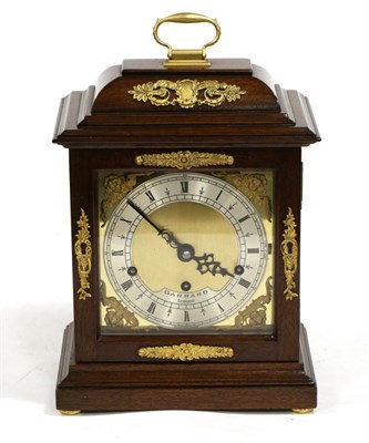 Lot 1077 - A Limited Edition Chiming Table Clock, retailed by Garrard, London, limited edition of...