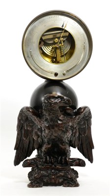 Lot 1082 - A Patinated Barometer/Thermometer, circa 1860, inscribed verso 'Presented By The Right Hon. the...