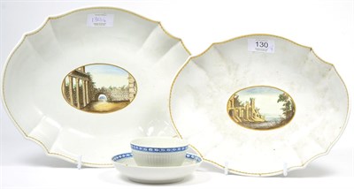 Lot 130 - Two Graduated Continental Porcelain Dessert Dishes, possibly Doccia, early 19th century, of...