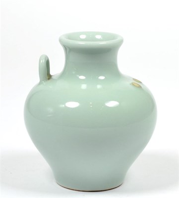 Lot 194 - A Chinese Porcelain Baluster Jar, Qianlong reign mark but not of the period, with waisted neck...