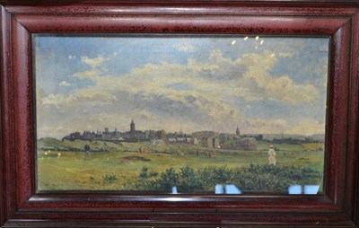 Lot 445 - Hall-Maxwell A View of the Old Course, St Andrew's Signed and dated (19)19, oil on canvas, 34cm...