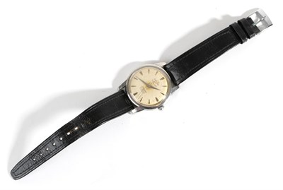 Lot 575 - A Stainless Steel Automatic Centre Seconds Wristwatch, signed Enicar, model: Ultrasonic Sea,...