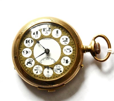 Lot 580 - A Minute Repeating Pocket Watch, lever movement signed G A Huguenin & Fils Ponts Martel and...