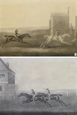 Lot 1003 - John Nost Sartorius (British, 1759-c.1828) ";Grey Diomed Beating Traveller"; ";Traveller...