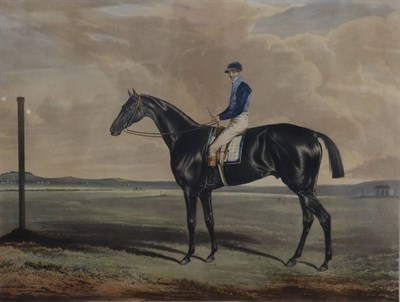 Lot 1013 - John Ferneley (British, 1782-1860)  ";Cadland, Derby Stakes at Epsom, 1828";  Hand-coloured...