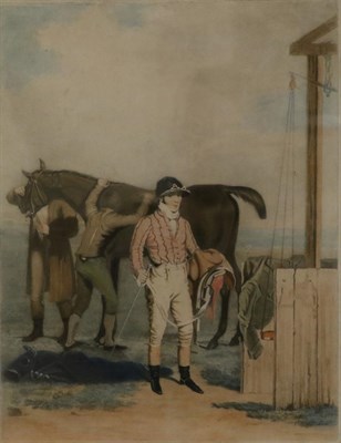 Lot 1015 - Charles Turner (British, 1773-1857)  ";Mr Saml Chiffney"; Hand-coloured mezzotint portrait by C...