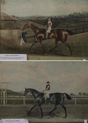 Lot 1030 - John F Herring (British, 1795-1865)  ";Matilda"; ";Emilus"; Hand-coloured aquatints by R G...