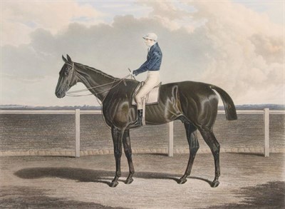 Lot 1032 - John F Herring (British, 1795-1865)  ";Margrave, The Winner ... St Leger ... 1832";...