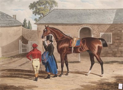 Lot 1035 - John F Herring (British, 1795-1865)  ";Antonio, Winner of the Great St Leger Stakes at...