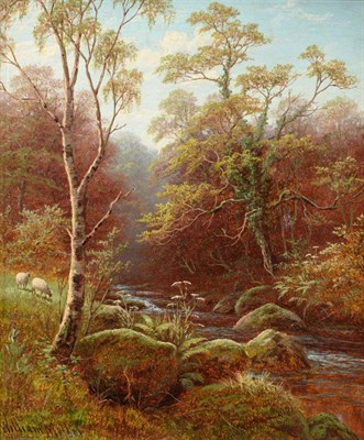 Lot 1045 - William Mellor (1851-1931) ";Posforth Gill, Bolton Woods, Yorkshire"; Signed and inscribed...