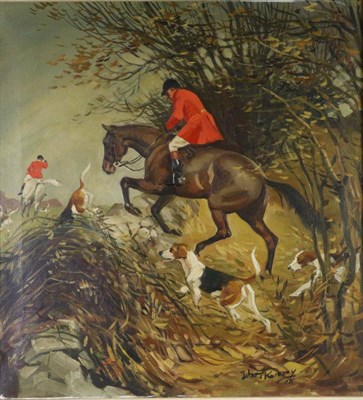 Lot 1049 - John Theodore Eardley Kenney (1911-1972)  The Quorn Hunt, Tuesday Country Signed and dated...