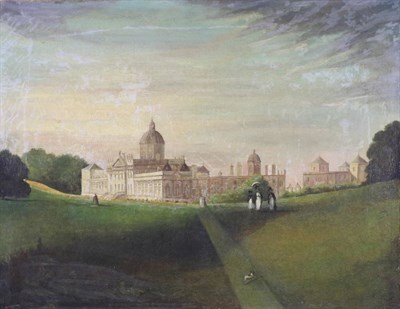 Lot 1052 - After John Jackson (19th century) ";Castle Howard, Yorkshire";  Oil on canvas, 36.5cm by 47.5cm...