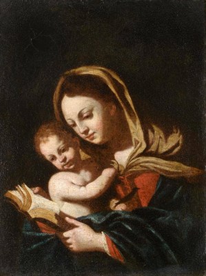 Lot 1059 - Manner of Salvator Rosa (1615-1673) Italian  Madonna and Child  Oil on canvas, 46cm by 35cm...