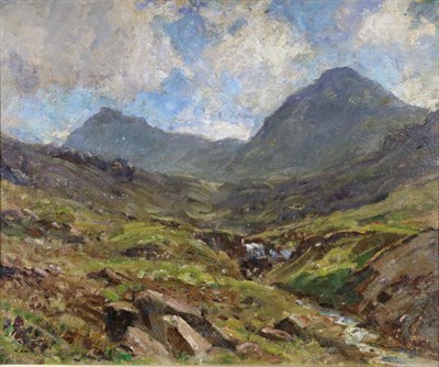 Lot 1145 - Herbert Royle (1870-1958) The Scottish highlands Signed, oil on canvas board, 49.5cm by 60cm...