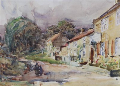 Lot 1176 - Rowland Henry Hill (1873-1952) ";Ellerby Village, Near Runswick Bay including the Artist's...