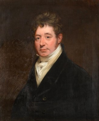 Lot 1197 - Follower of Sir Thomas Lawrence (1769-1830) Portrait of a gentleman, head and shoulders,...