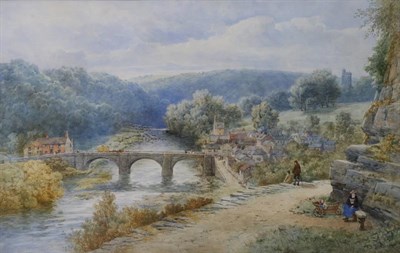 Lot 1198 - William Pitt (19th century) ";Richmond Yorkshire and the River Swale"; Signed and dated 1884,...