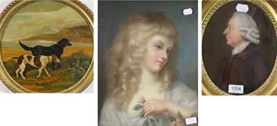 Lot 1208 - Manner of Sir Thomas Lawrence (1769-1830)  Portrait of Princess Amelia, head and shoulders...