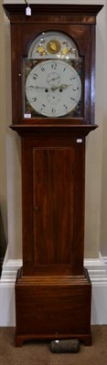 Lot 1256 - A Scottish Eight Day Longcase Clock, signed William Cooper, Hamilton, circa 1820, flat top...