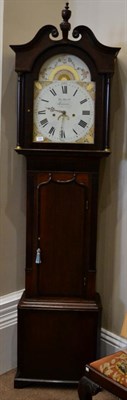 Lot 1265 - An Oak and Mahogany Thirty Hour Longcase Clock, signed Thos Russell, Lancaster, circa 1830,...