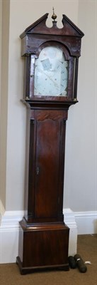 Lot 1283 - A Mahogany Eight Day Longcase Clock, signed Byrne, Birmingham, circa 1800, broken arch...