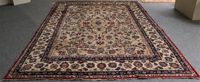 Lot 1319 - Khorasan Carpet North East Iran, circa 1960 The pale corn field with an allover design of scrolling