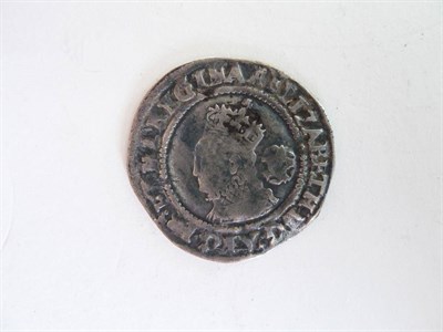 Lot 7 - Elizabeth I Sixpence 1571, MM castle, intermediate bust, ear shows, full flan, toned Fine