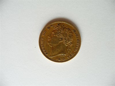 Lot 119 - A George IV Sovereign 1821, surface marks/scratches, small edge bumps otherwise GFine