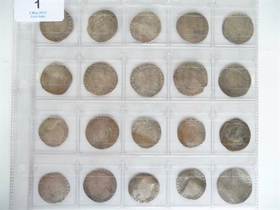 Lot 1 - The Following Eight Lots are the Final Part of the Bedale Hoard Elizabeth I: 20 x Sixpences, 10...