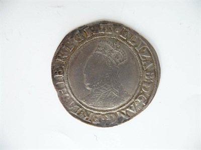 Lot 10 - Elizabeth I Shilling, 6th issue, MM A, facial features a little weak otherwise full, round flan...