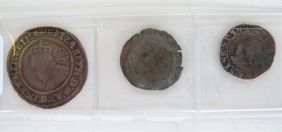 Lot 11 - Elizabeth I Sixpence 1568, 3rd/4th issue, MM coronet, full, round flan, bold legends, faint...