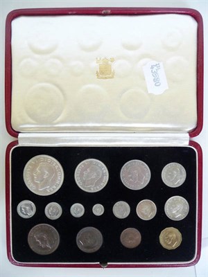 Lot 76 - Proof Set 1937, 15 coins crown to farthing, in red leatherette Cofl (in excellent condition), light