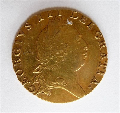 Lot 80 - George III Guinea 1793, minor obv. contact marks otherwise good edge & surfaces, underlying lustre.