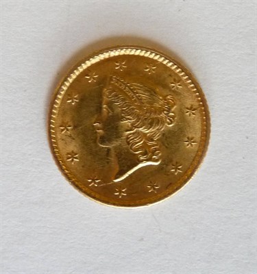 Lot 99 - USA Gold Dollar 1853 'Liberty Head' trivial obv. contact marks otherwise AEF