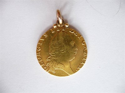 Lot 107 - George III Guinea 1794, loop and small scroll attachment at 12 o'clock, obv. minor marks/light...