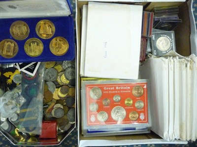 Lot 117 - Miscellaneous Lot comprising: 11 x UK proof sets 1971 - 1978 inclusive, 1986, 1987 and 1990; 7 x RM