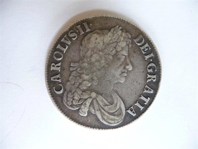 Lot 145 - Charles II Crown 1672 V.QVARTO, scratches in obv. field and rev. centre weak otherwise...