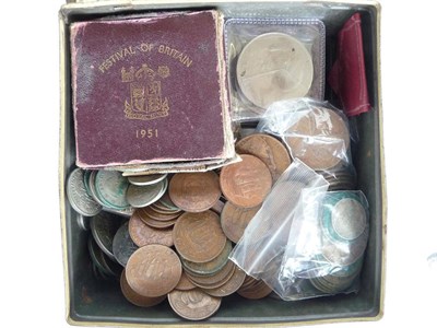 Lot 198 - Miscellaneous Lot including: crown 1890 Fine, halfcrown 1819 AFine/VG, £0.67½ face value...