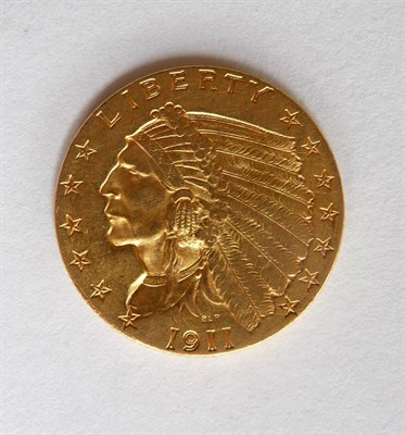 Lot 233 - USA Gold 2½ Dollars 1911 'Indian Head', AEF