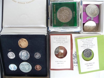 Lot 236 - Canada Specimen Presentation Set 1967 'Confederation Centennial' 7 coins 1 cent to GOLD 20...