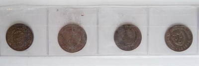 Lot 282 - 4 x 19th Century Silver Shilling Tokens: Sheffield 1812 'S and C Younge and Co,' Leeds 1811...