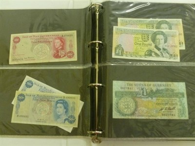 Lot 391 - A Small Collection of Ireland, Isle of Man and Channel Islands Banknotes comprising: Northern...