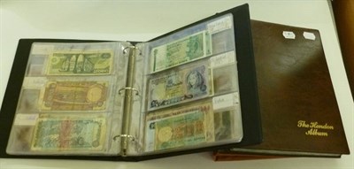 Lot 409 - A Collection of  225+ Foreign Banknotes in Three Albums , majority UNC and also including...