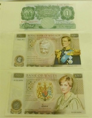 Lot 417 - A Small Collection of Banknotes comprising: Royal Bank of Scotland £20, 19th Sept 2006...