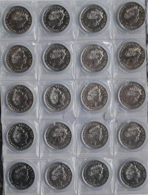 Lot 363 - 20 x 1oz Silver Britannia £2, all 2012 BU