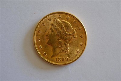 Lot 30A - USA, Gold 20 Dollars 1899 'Coronet Head,' 33g, .900 gold, a few scuffs/surface marks o/wise VF